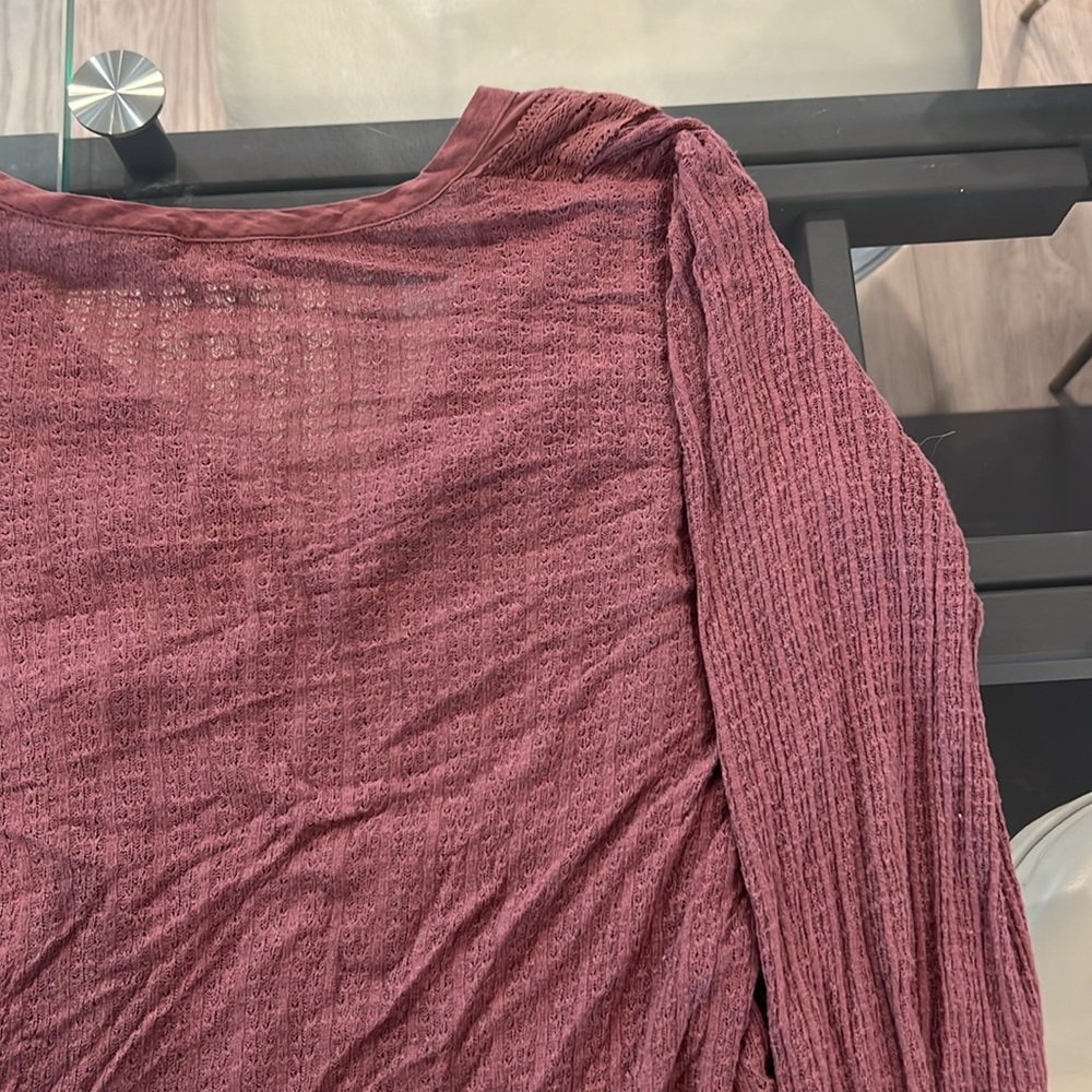 XS Lucky Brand Purple Top - Picture 3 of 5